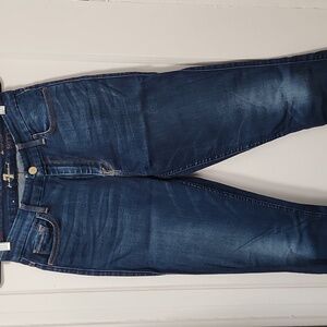7 for all mankind highwaisted skinny jeans